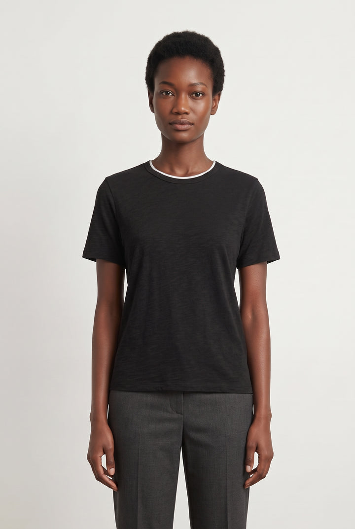 Tee-shirt Noir - Taille S/36 de la marque Mister K | PARAD118436 - Vendu par Paradigme - Image 1
