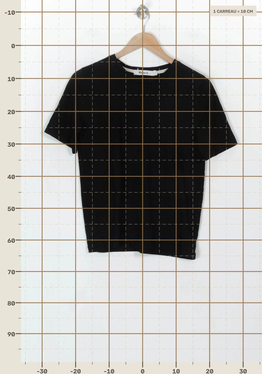Tee-shirt Noir - Taille S/36 de la marque Mister K | PARAD118436 - Vendu par Paradigme - Image 4