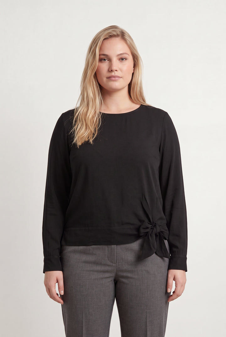 Blouse Noire - Taille XXL/44 de la marque La Fée Maraboutée | PARAD118437 - Vendu par Paradigme - Image 1