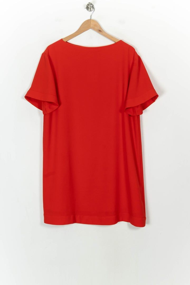 Robe Droite Rouge - Taille XL/42 de la marque ZAPA | PARAD118439 - Vendu par Paradigme - Image 5