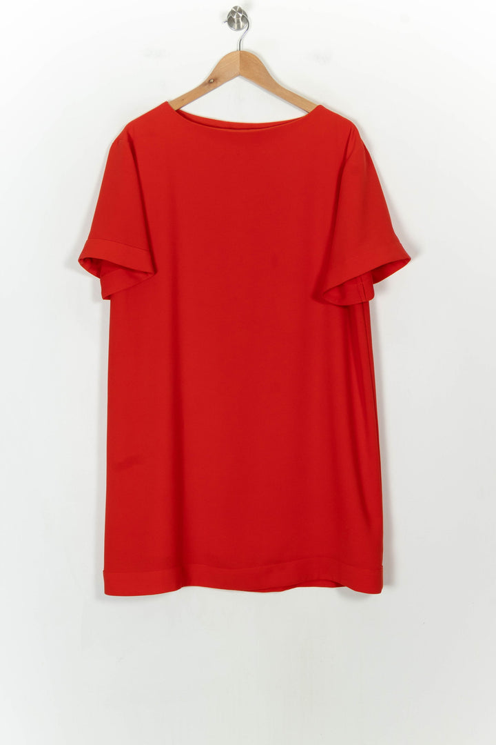 Robe Droite Rouge - Taille XL/42 de la marque ZAPA | PARAD118439 - Vendu par Paradigme - Image 2