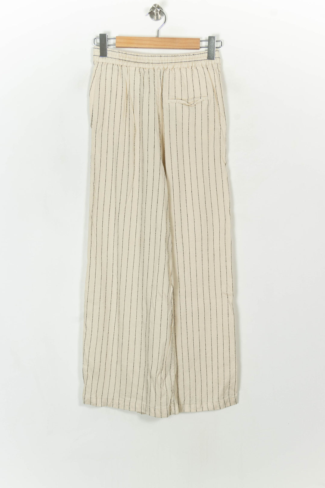 Pantalon Large Beige à Rayures Noires - Taille XS/34 de la marque COS | PARAD118441 - Vendu par Paradigme - Image 5