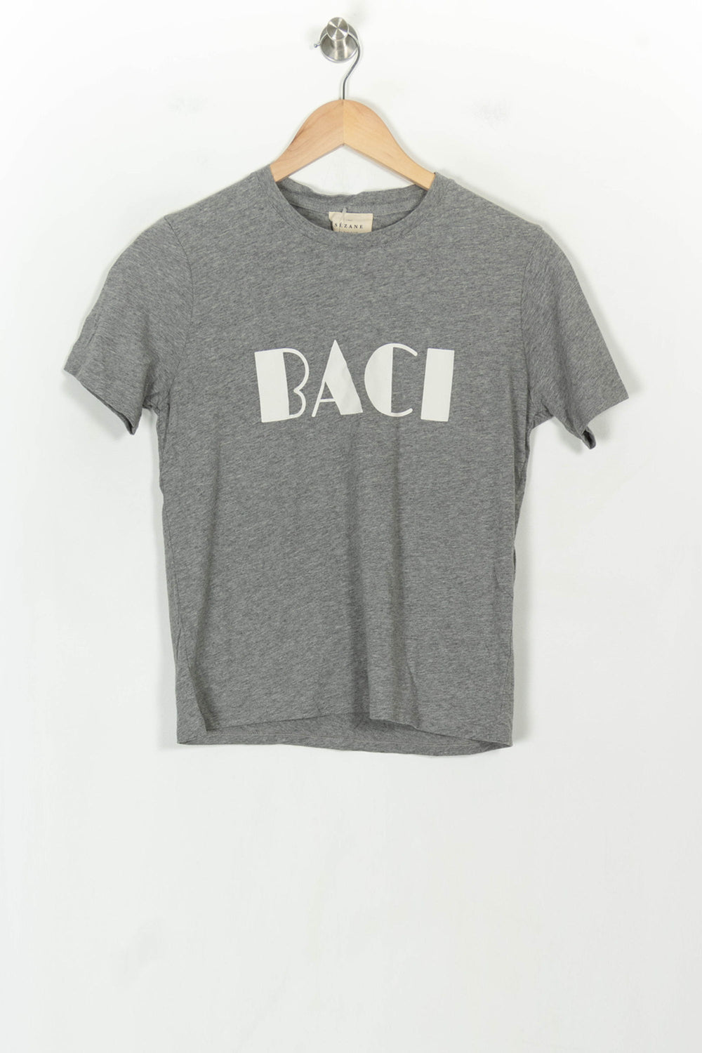 Tee-shirt Gris - Taille S/36 de la marque Sézane | PARAD118443 - Vendu par Paradigme - Image 2