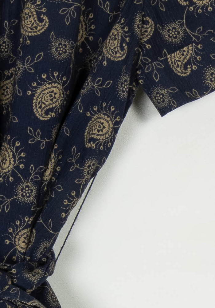 Robe Chemisier Bleue et Jaune - Taille XS/34 de la marque Soeur | PARAD118445 - Vendu par Paradigme - Image 3