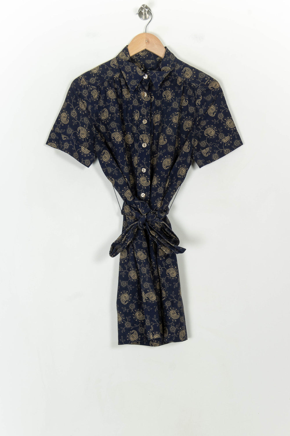 Robe Chemisier Bleue et Jaune - Taille XS/34 de la marque Soeur | PARAD118445 - Vendu par Paradigme - Image 2
