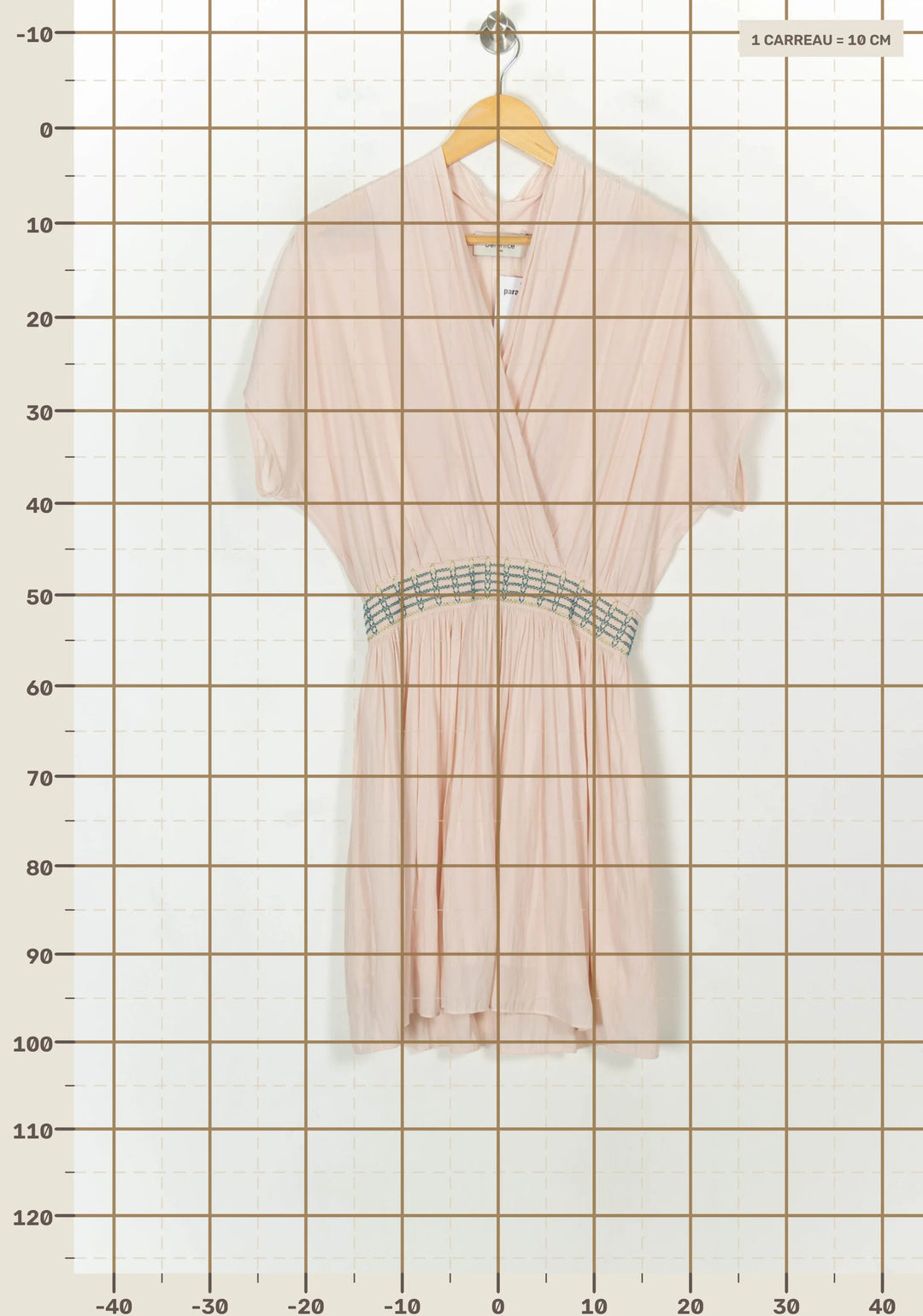 Robe Courte Rose - Taille L/40 de la marque Bérénice | PARAD118446 - Vendu par Paradigme - Image 4