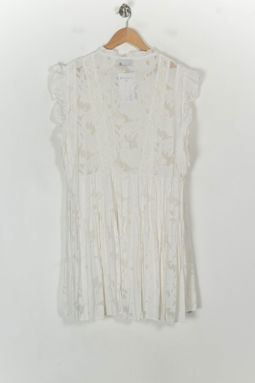 Robe Courte Blanche - Taille L/40 de la marque Bérénice | PARAD118447 - Vendu par Paradigme - Image 5