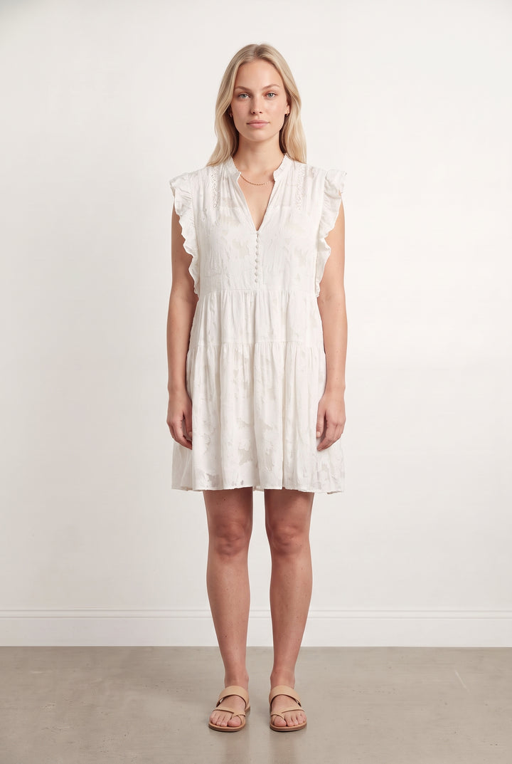 Robe Courte Blanche - Taille L/40 de la marque Bérénice | PARAD118447 - Vendu par Paradigme - Image 1