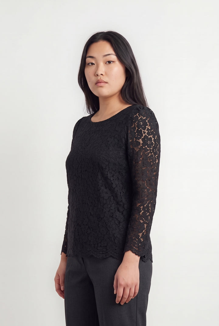 Blouse Noire - Taille L/40 de la marque Claudie Pierlot | PARAD118448 - Vendu par Paradigme - Image 1