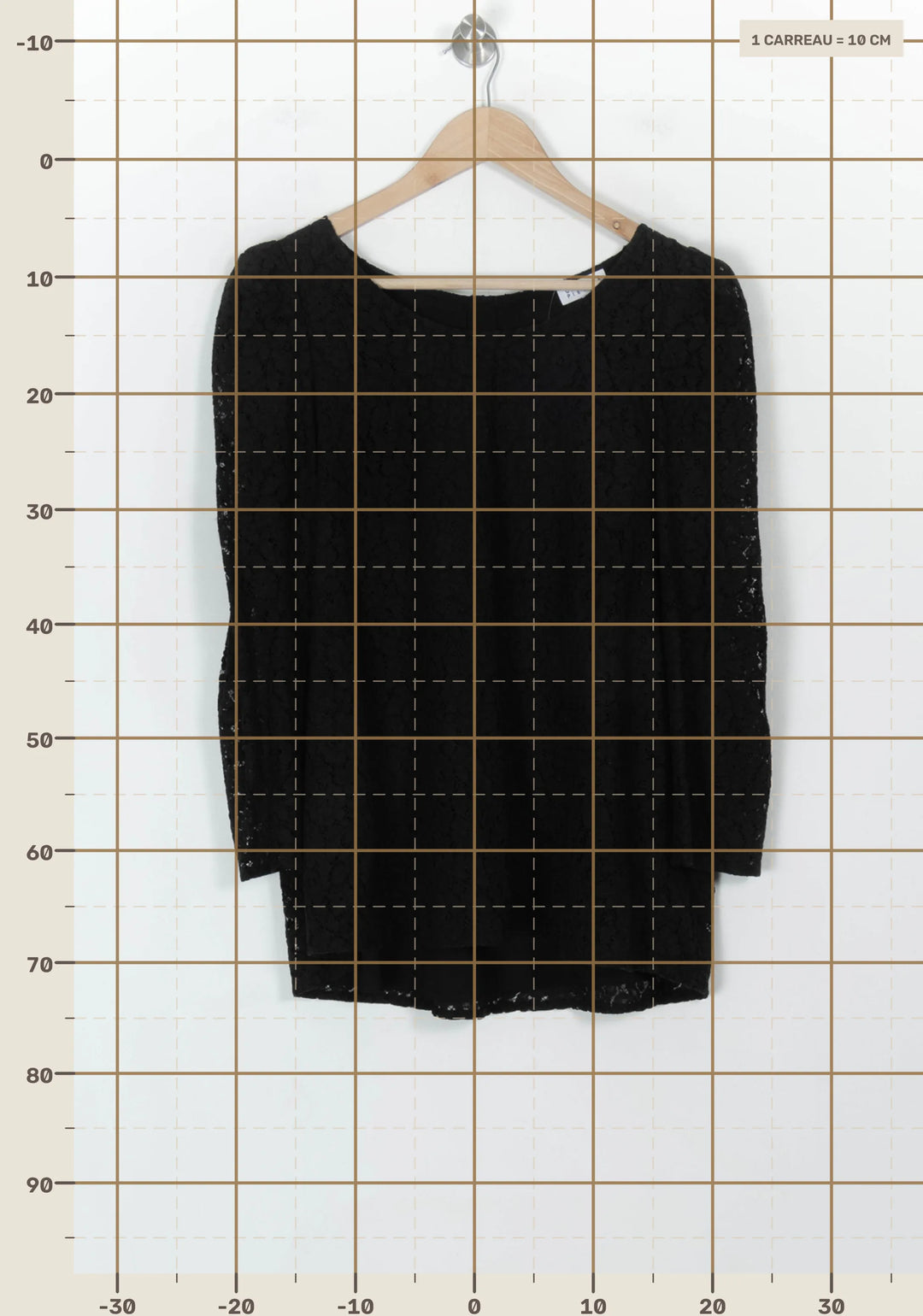 Blouse Noire - Taille L/40 de la marque Claudie Pierlot | PARAD118448 - Vendu par Paradigme - Image 4