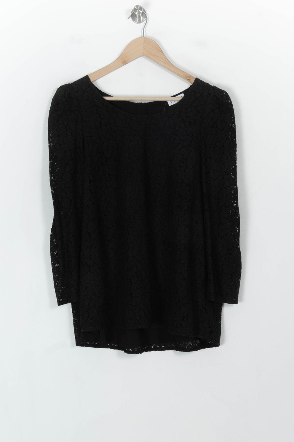 Blouse Noire - Taille L/40 de la marque Claudie Pierlot | PARAD118448 - Vendu par Paradigme - Image 2