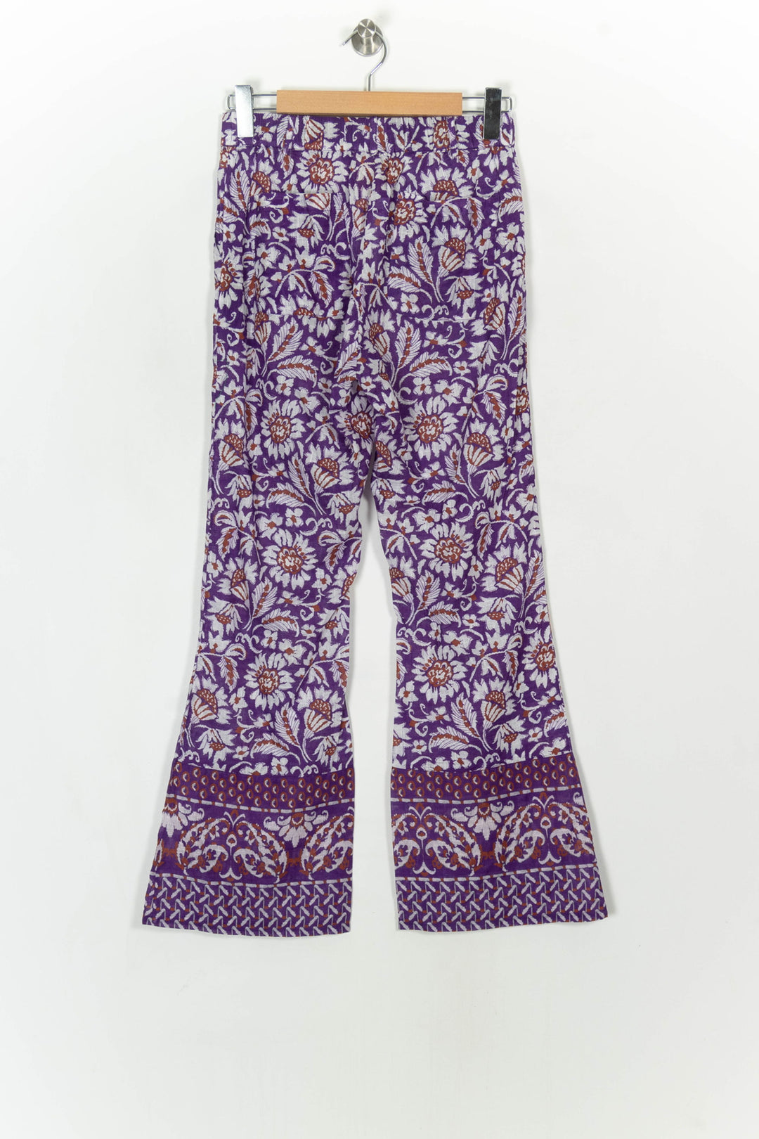 Pantalon Évasé Violet et Blanc - Taille M/38 de la marque Stella Forest | PARAD118456 - Vendu par Paradigme - Image 5