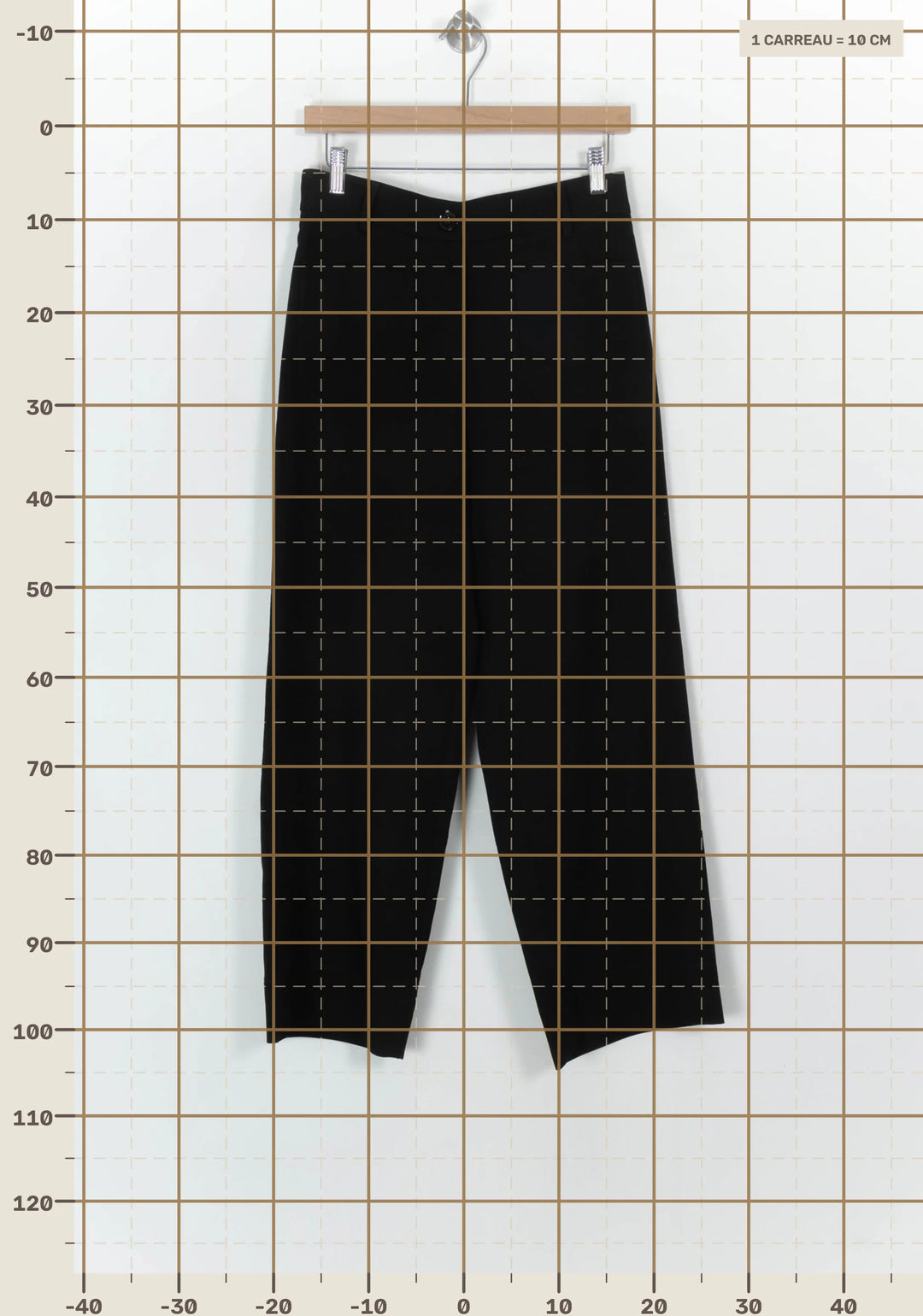 Pantalon Noir - Taille M/38 de la marque Sessùn | PARAD118459 - Vendu par Paradigme - Image 4