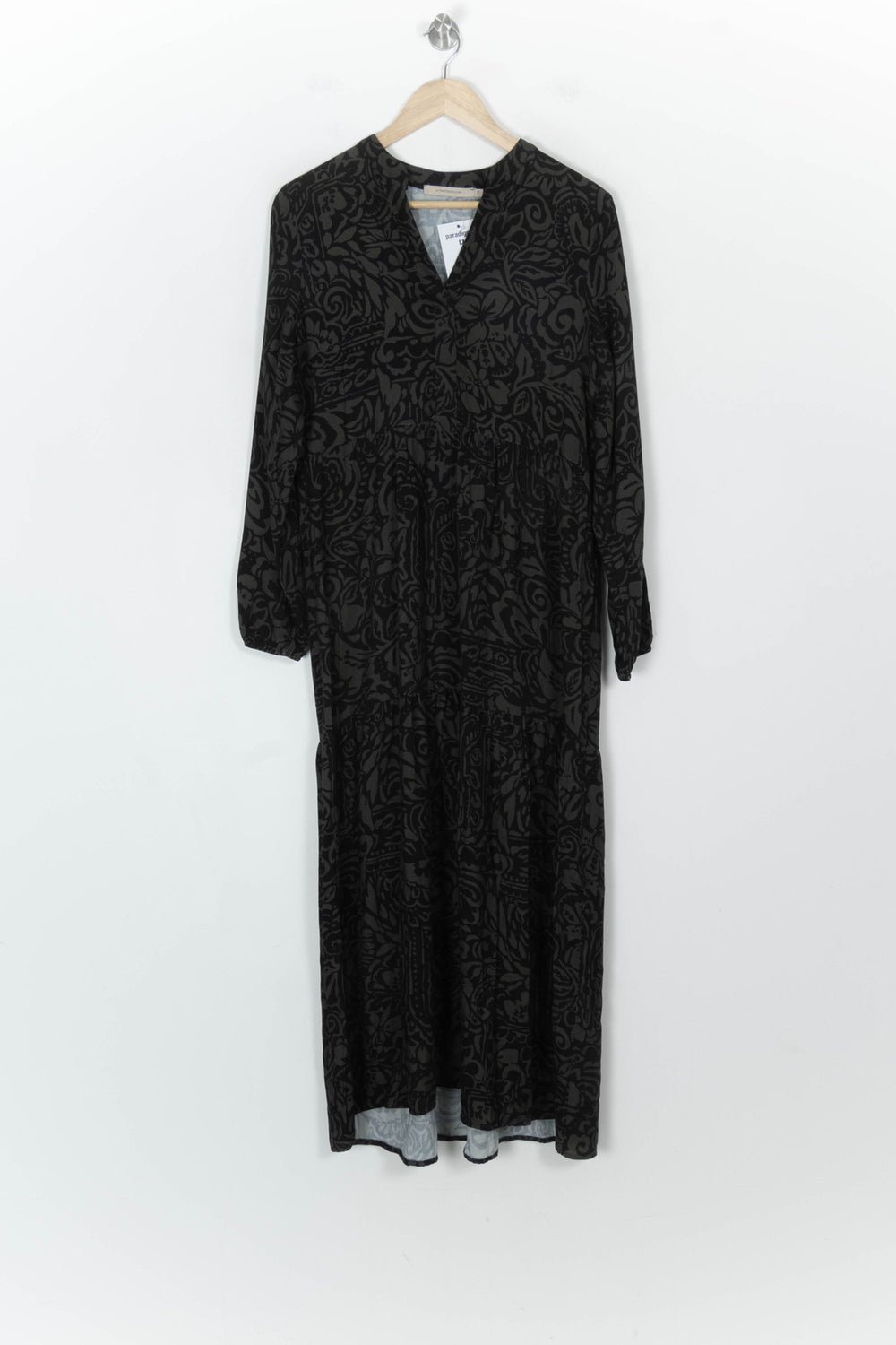 Robe Noire et Grise - Taille M/38 de la marque La Fée Maraboutée | PARAD118466 - Vendu par Paradigme - Image 2