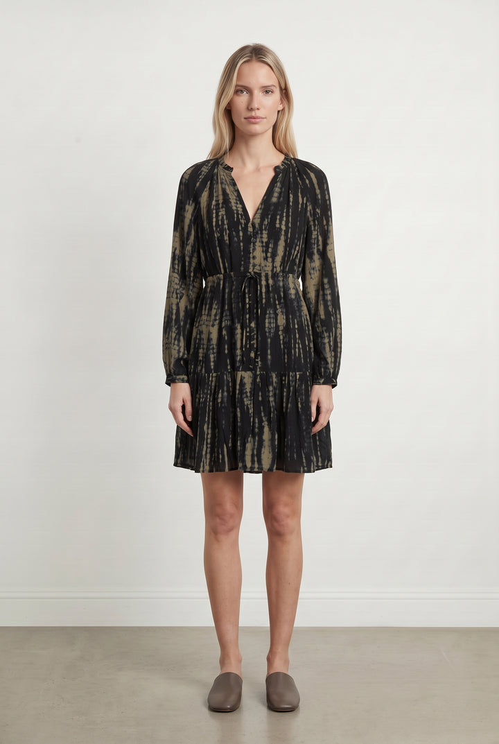 Robe Courte Noire et Kaki - Taille S/36 de la marque Maison 123 | PARAD118467 - Vendu par Paradigme - Image 1