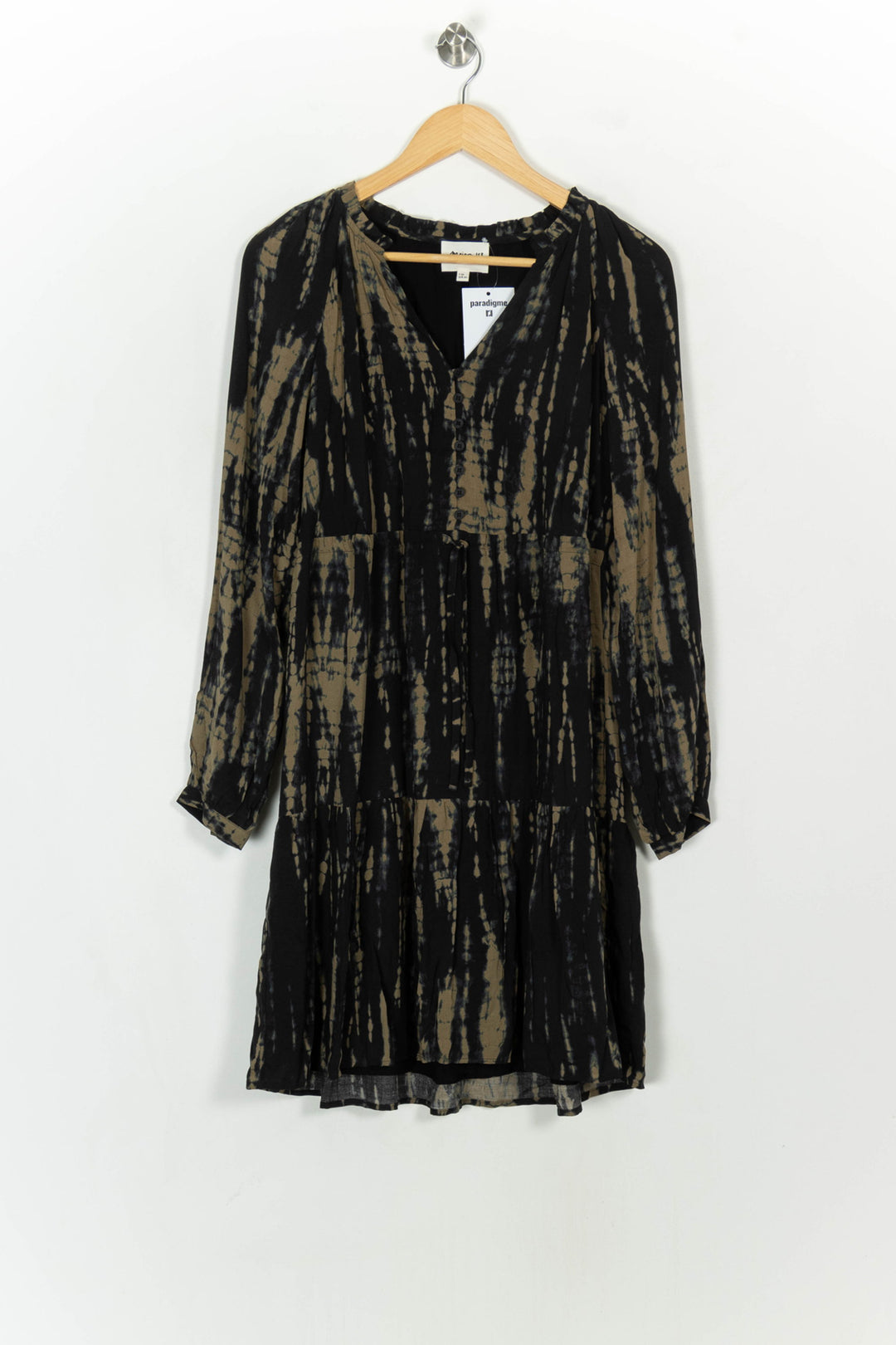 Robe Courte Noire et Kaki - Taille S/36 de la marque Maison 123 | PARAD118467 - Vendu par Paradigme - Image 2