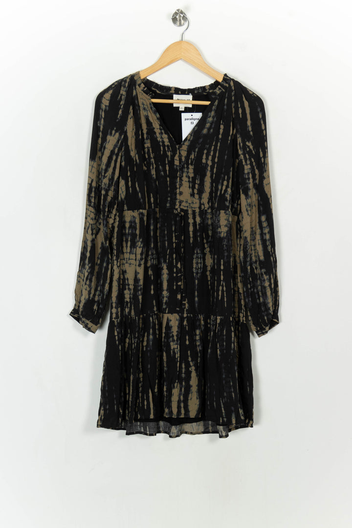 Robe Courte Noire et Kaki - Taille S/36 de la marque Maison 123 | PARAD118467 - Vendu par Paradigme - Image 2