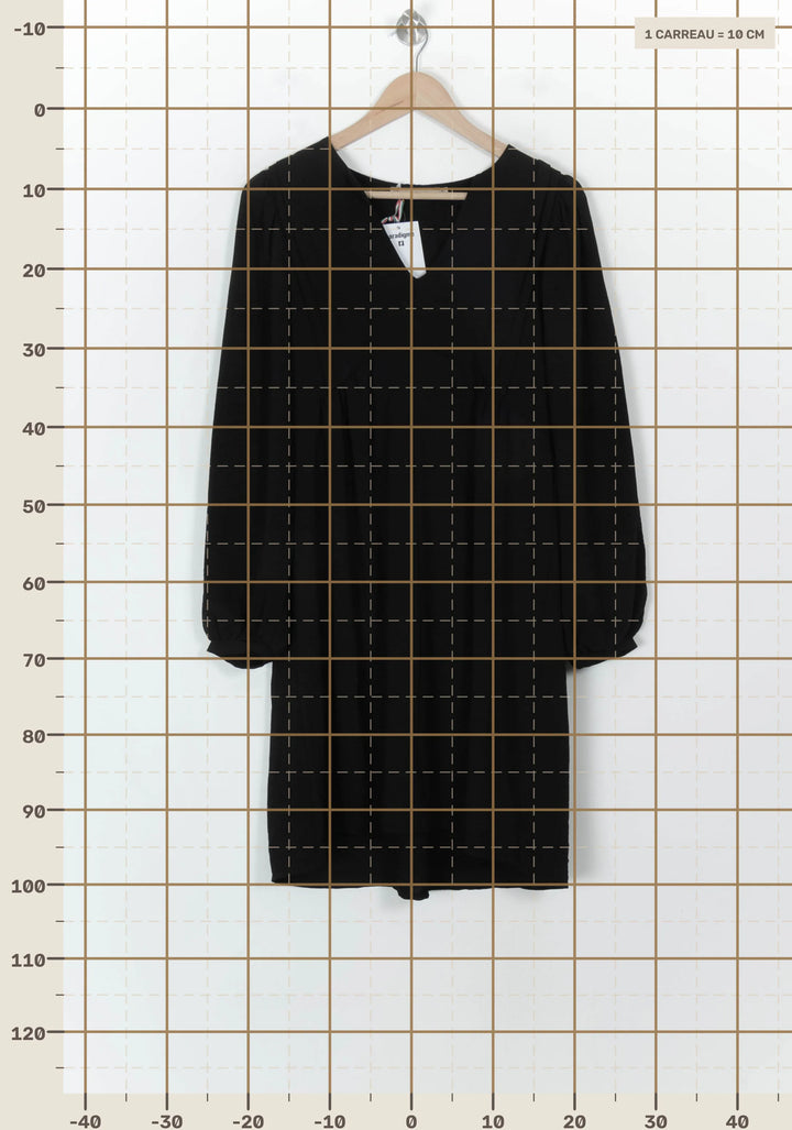 Robe Noire - Taille S/36 de la marque La Fée Maraboutée | PARAD118470 - Vendu par Paradigme - Image 4