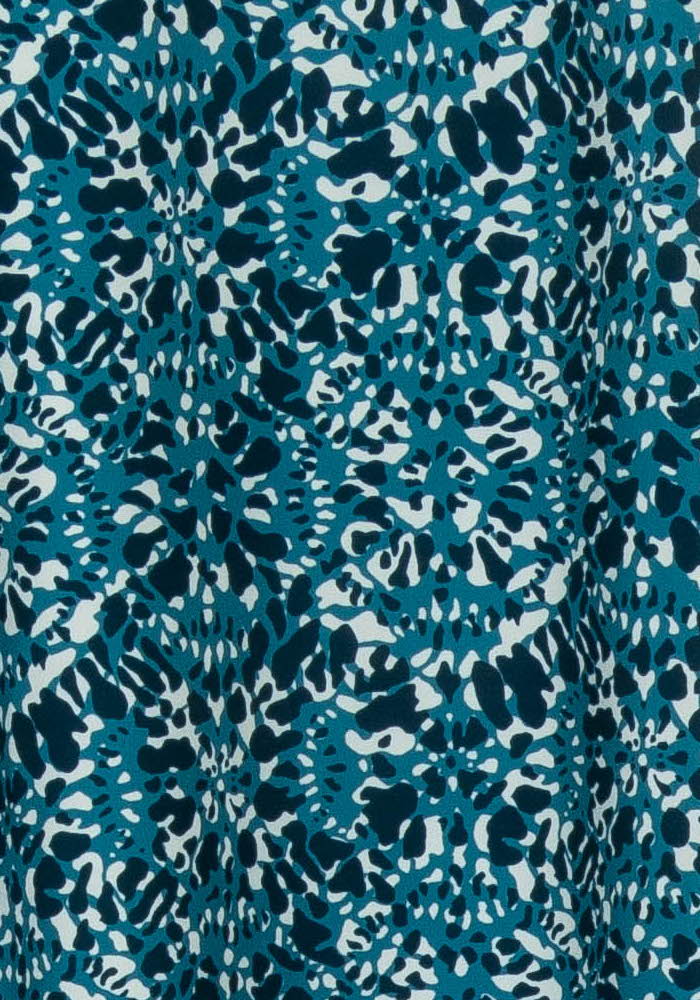 Pantalon Large Bleu et Blanc - Taille M/38 de la marque La Fée Maraboutée | PARAD118479 - Vendu par Paradigme - Image 3