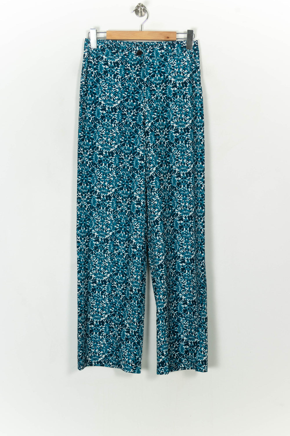 Pantalon Large Bleu et Blanc - Taille M/38 de la marque La Fée Maraboutée | PARAD118479 - Vendu par Paradigme - Image 2