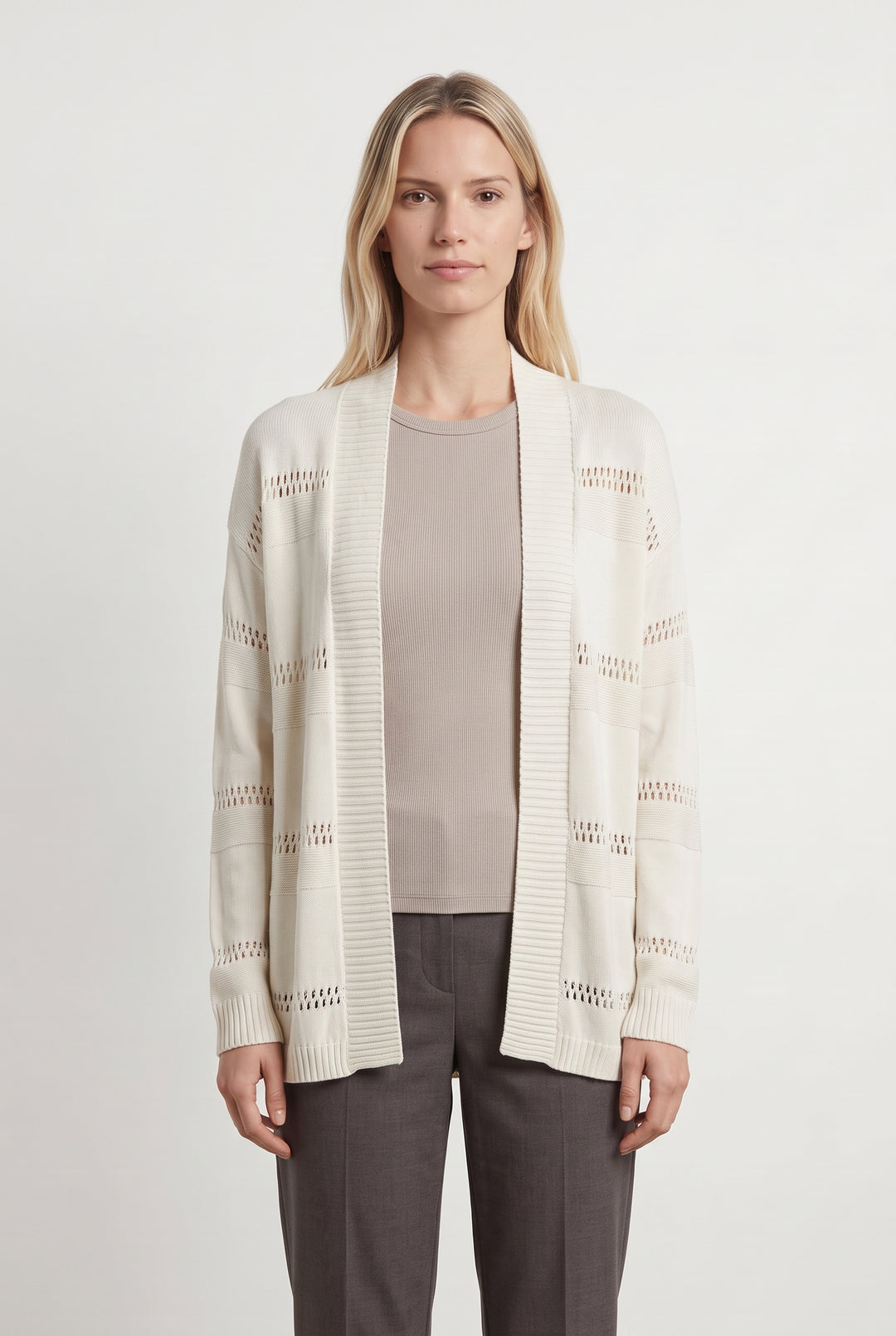 Cardigan Beige - Taille S/36 de la marque IKKS | PARAD118480 - Vendu par Paradigme - Image 1