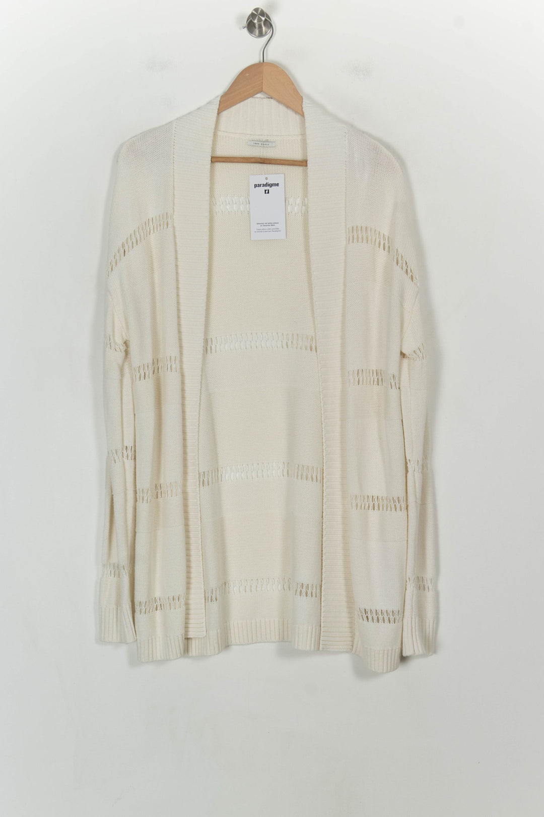 Cardigan Beige - Taille S/36 de la marque IKKS | PARAD118480 - Vendu par Paradigme - Image 2