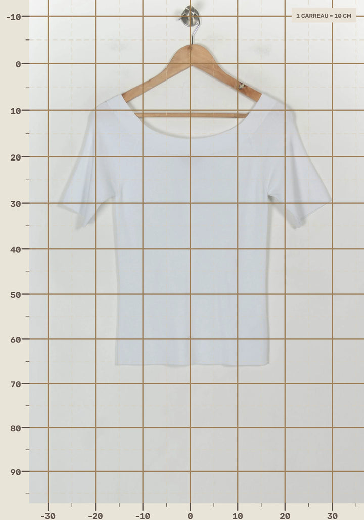 Pull Blanc - Taille S/36 de la marque Caroll | PARAD118481 - Vendu par Paradigme - Image 4