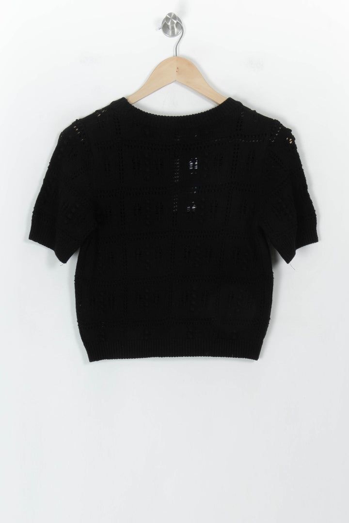 Pull Noir - Taille S/36 de la marque La Fée Maraboutée | PARAD118482 - Vendu par Paradigme - Image 5