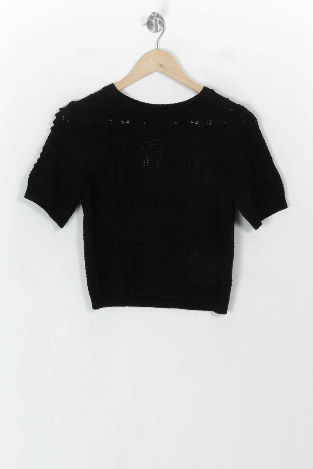 Pull Noir - Taille S/36 de la marque La Fée Maraboutée | PARAD118482 - Vendu par Paradigme - Image 2