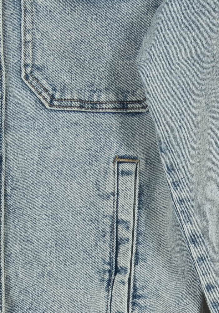 Veste en Jean Bleue - Taille S/36 de la marque Maison 123 | PARAD118484 - Vendu par Paradigme - Image 3