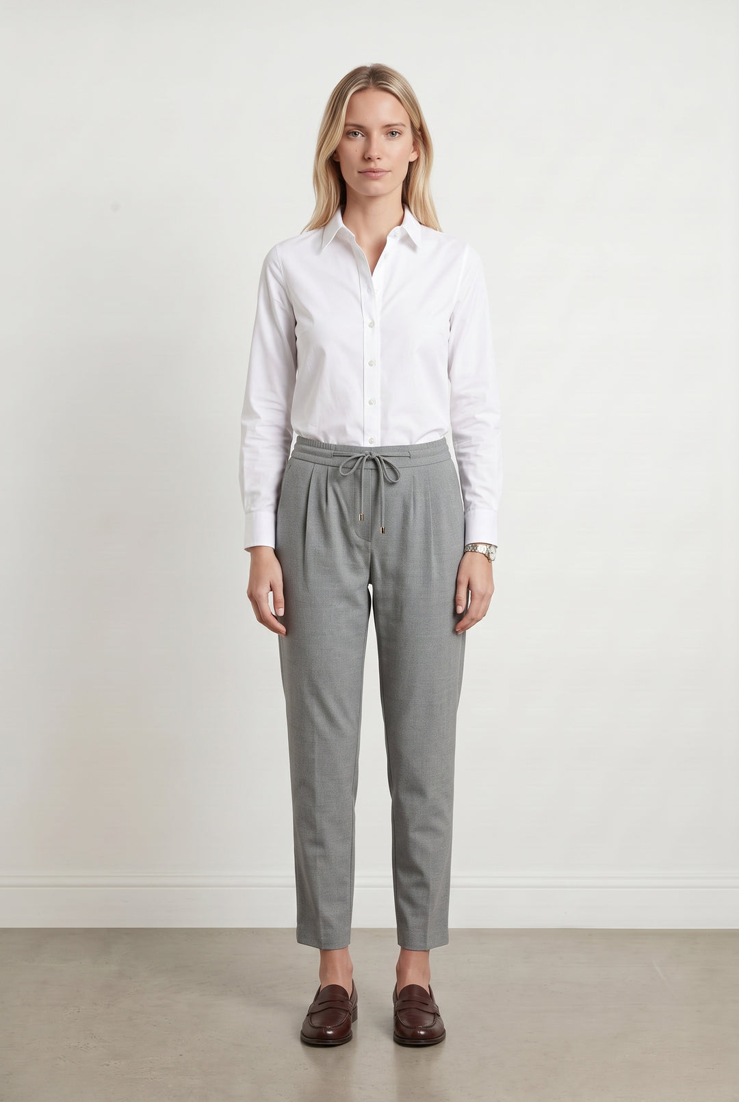 Pantalon Chino Gris - Taille S/36 de la marque Maison 123 | PARAD118486 - Vendu par Paradigme - Image 1