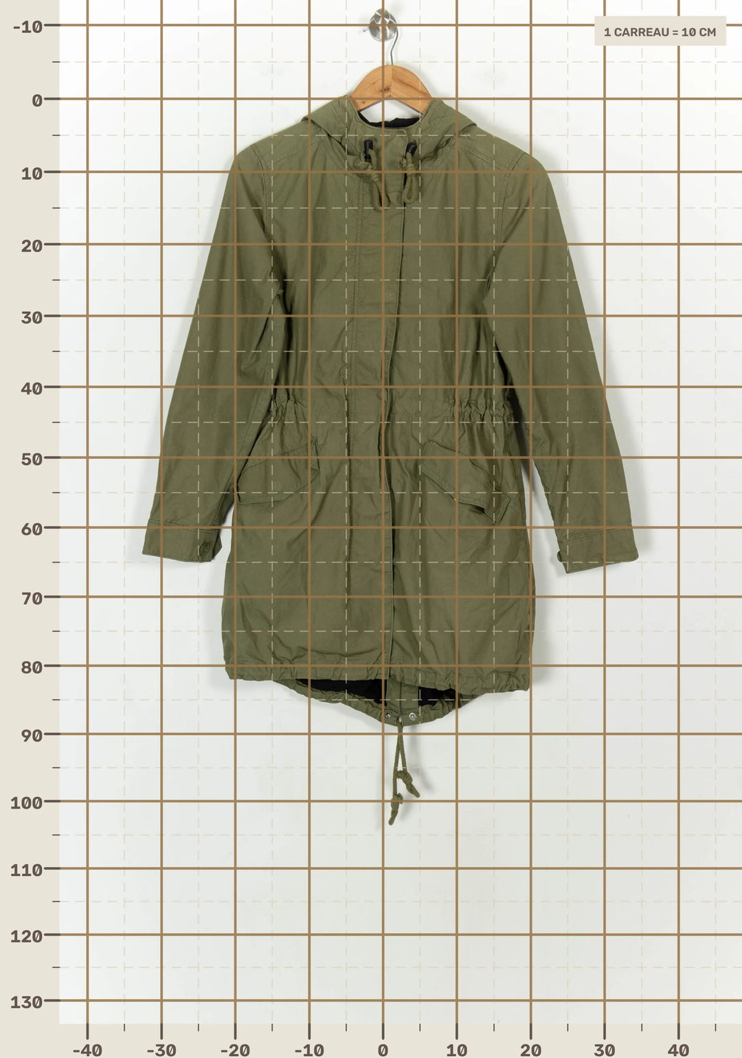 Parka Verte - Taille S/36 de la marque Levi&