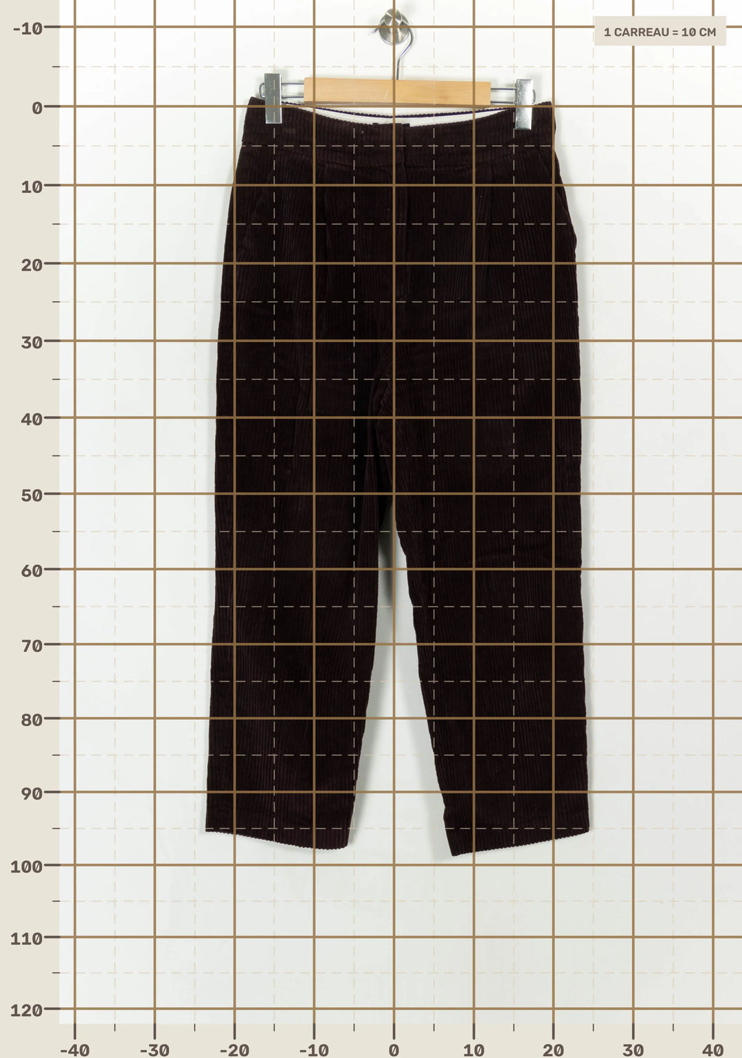 Pantalon Violet - Taille L/40 de la marque Caroll | PARAD118493 - Vendu par Paradigme - Image 4