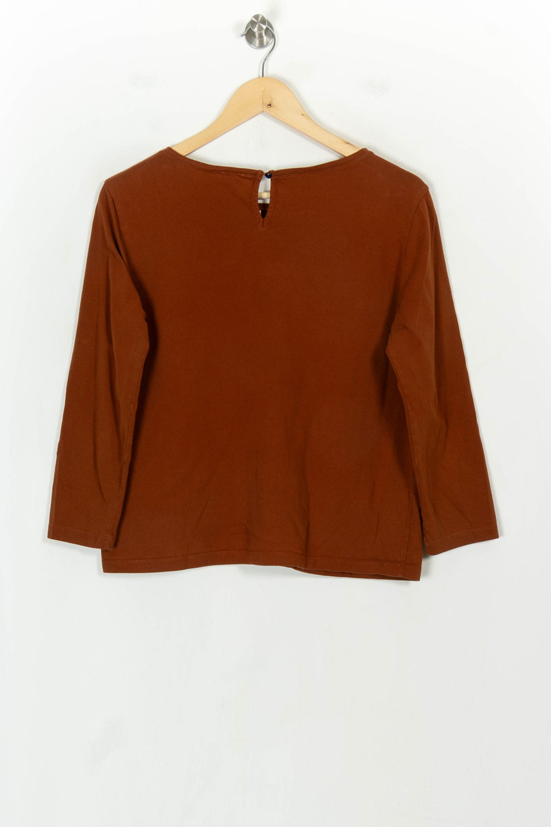 Tee-shirt Manches Longues Marron - Taille L/40 de la marque Des petits hauts | PARAD118499 - Vendu par Paradigme - Image 5
