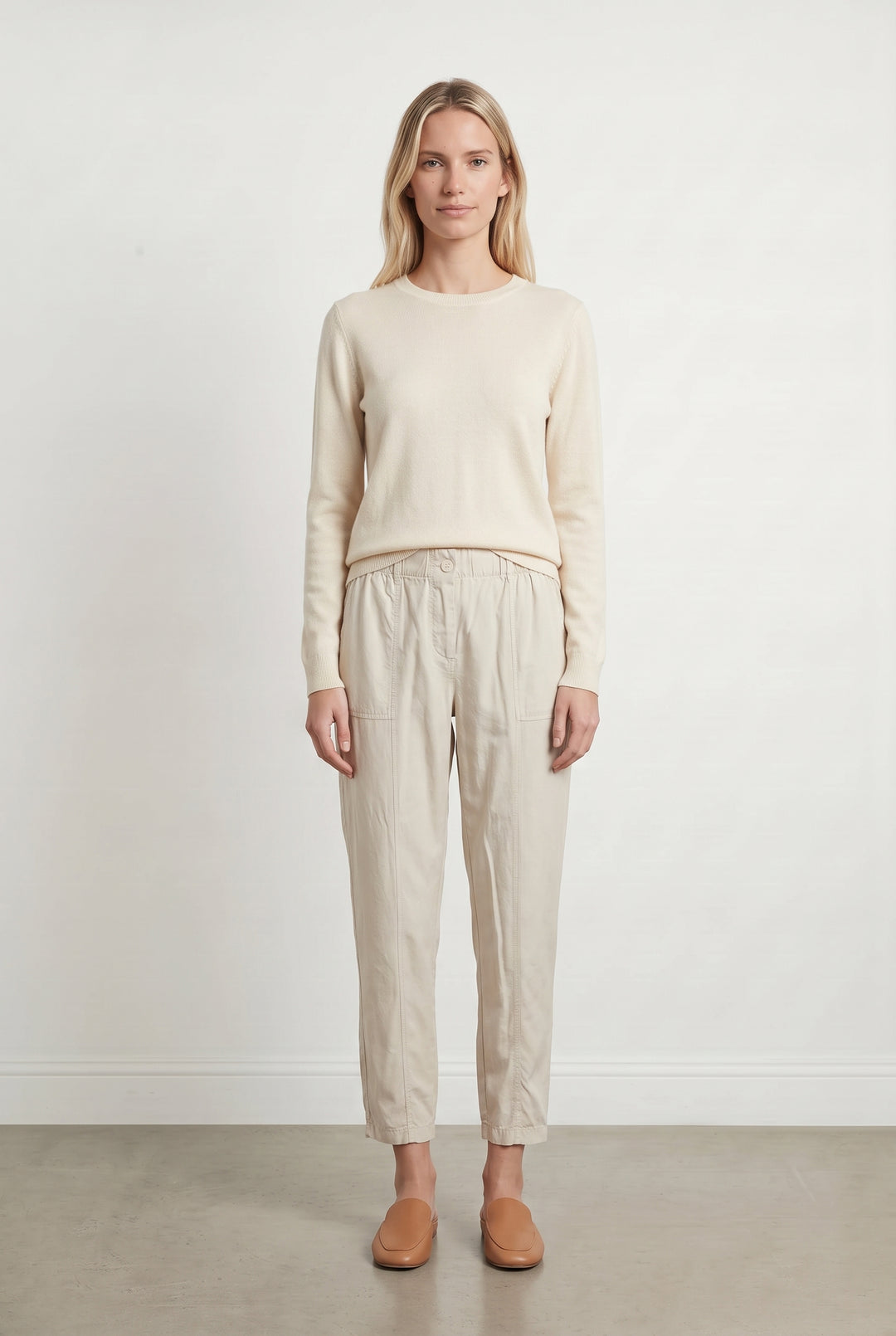 Pantalon Beige - Taille XS/34 de la marque La Fée Maraboutée | PARAD118500 - Vendu par Paradigme - Image 1