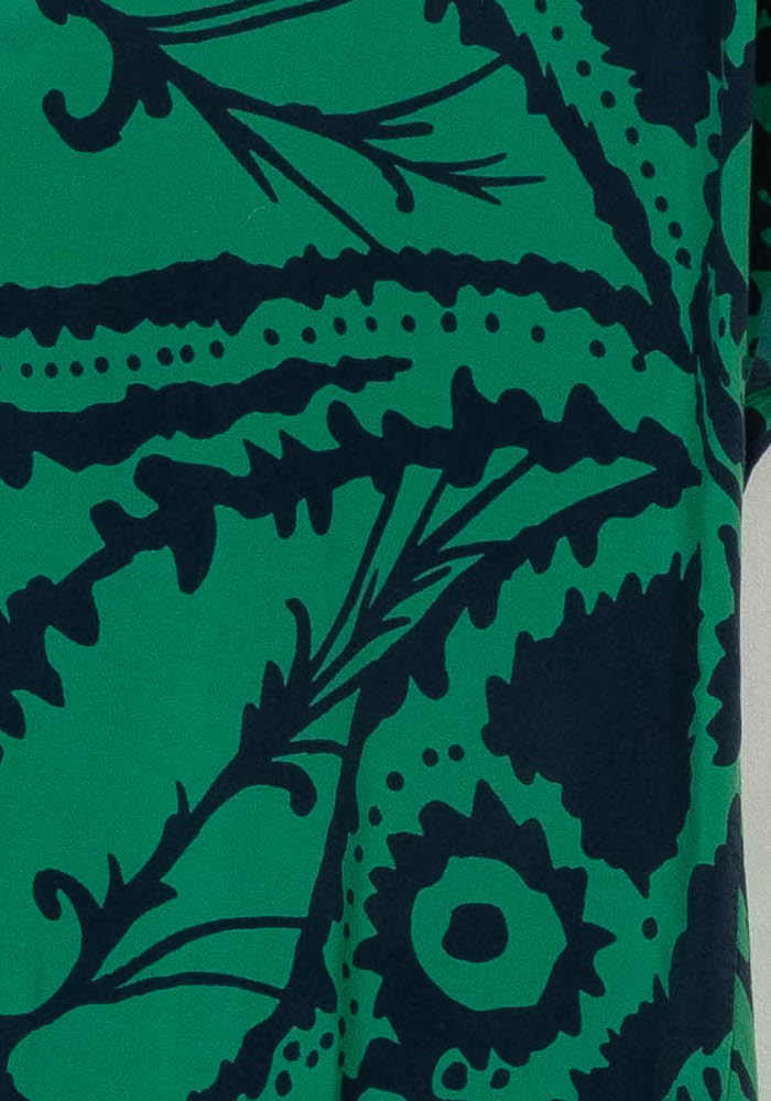 Blouse Verte et Bleue - Taille M/38 de la marque La Fée Maraboutée | PARAD118504 - Vendu par Paradigme - Image 3