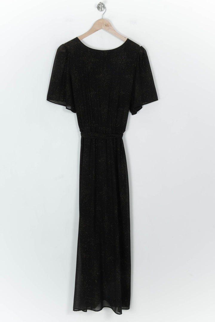 Robe Longue Noire - Taille M/38 de la marque La Fée Maraboutée | PARAD118508 - Vendu par Paradigme - Image 5