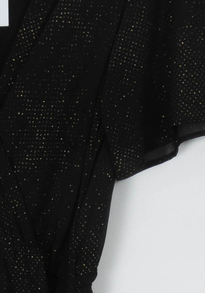 Robe Longue Noire - Taille M/38 de la marque La Fée Maraboutée | PARAD118508 - Vendu par Paradigme - Image 3