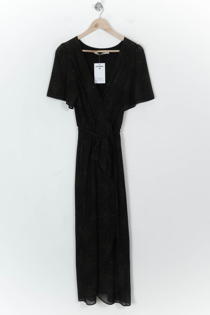 Robe Longue Noire - Taille M/38 de la marque La Fée Maraboutée | PARAD118508 - Vendu par Paradigme - Image 2