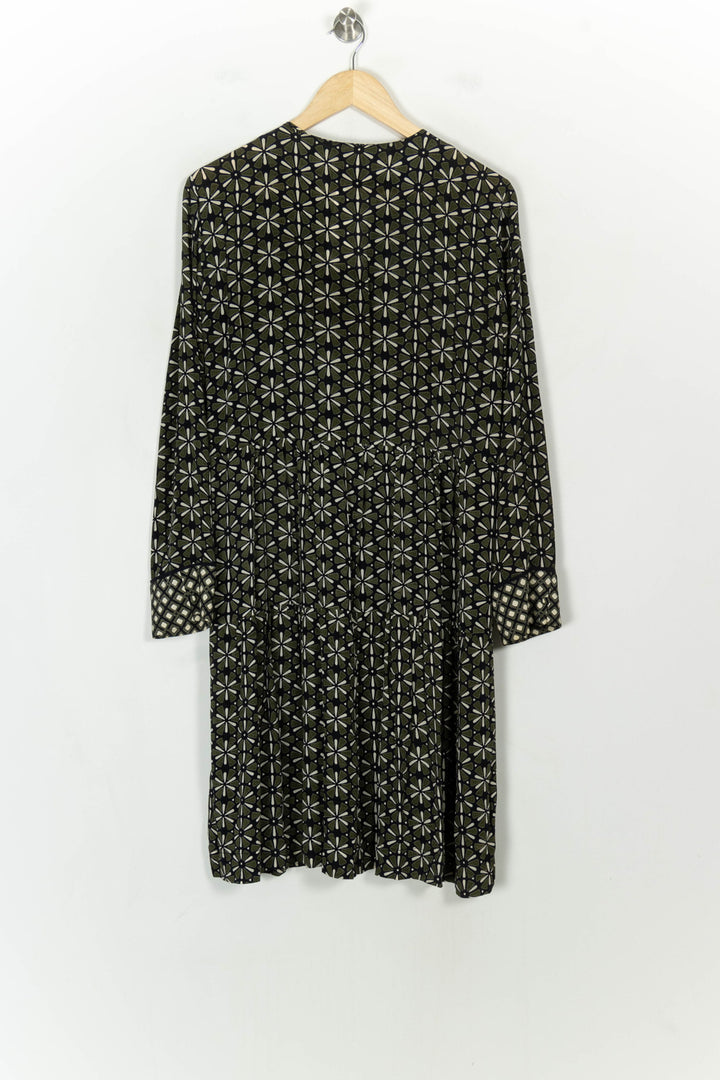 Robe Midi Verte et Noire - Taille L/40 de la marque Stella Forest | PARAD118512 - Vendu par Paradigme - Image 5