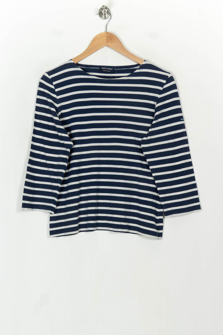 Marinière Bleue et Blanche - Taille M/38 de la marque Saint James | PARAD118513 - Vendu par Paradigme - Image 2