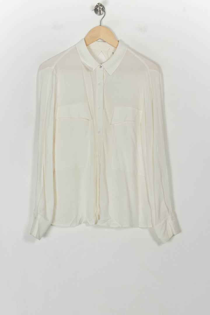 Chemise Blanche - Taille S/36 de la marque ba&amp;sh | PARAD118514 - Vendu par Paradigme - Image 2