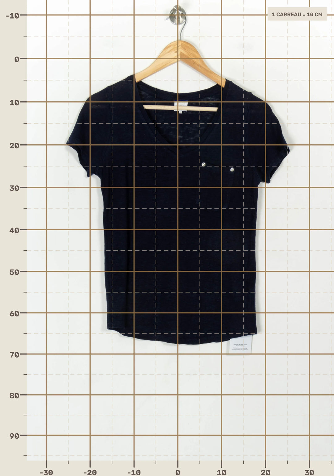 Tee-shirt Bleu - Taille S/36 de la marque Karl Marc John | PARAD118521 - Vendu par Paradigme - Image 4