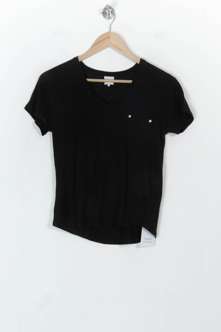 Tee-shirt Noir - Taille S/36 de la marque Karl Marc John | PARAD118522 - Vendu par Paradigme - Image 2