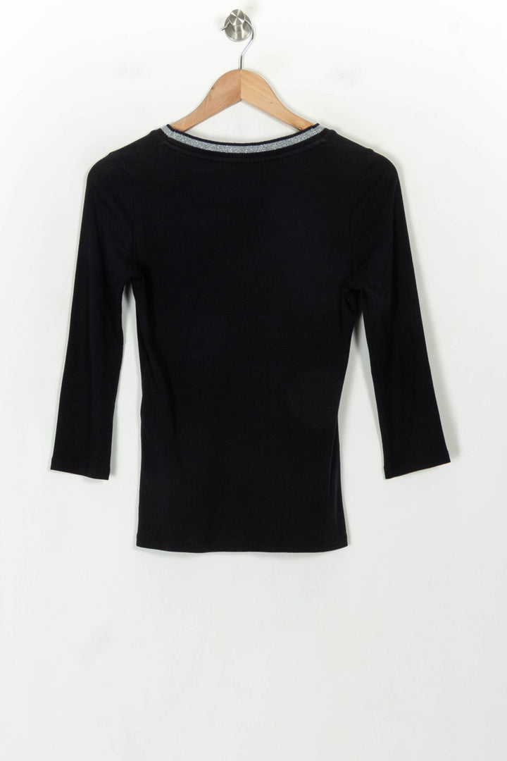 Tee-shirt Bleu - Taille S/36 de la marque Maison 123 | PARAD118524 - Vendu par Paradigme - Image 5