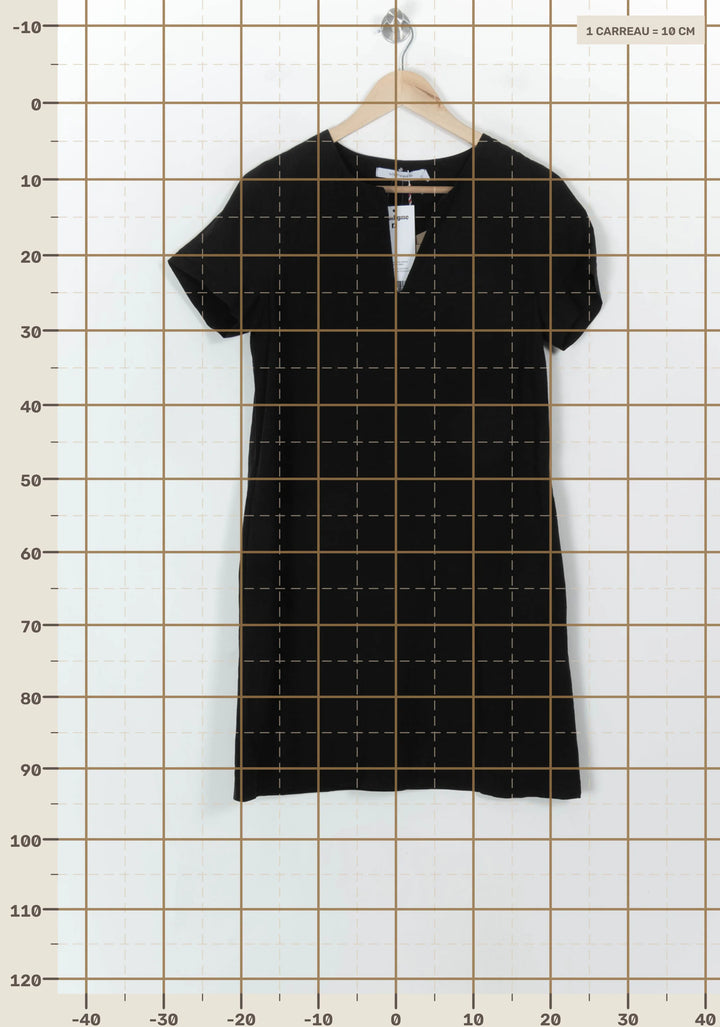 Robe Noire - Taille M/38 de la marque La Fée Maraboutée | PARAD118528 - Vendu par Paradigme - Image 4