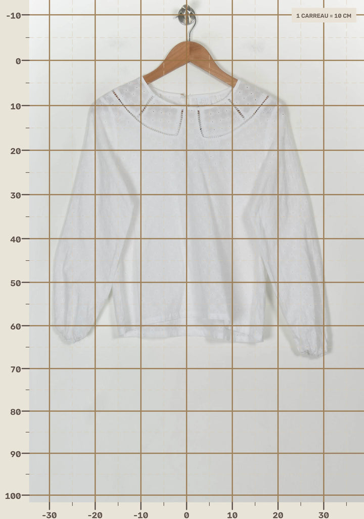 Blouse Blanche - Taille M/38 de la marque Karl Marc John | PARAD118530 - Vendu par Paradigme - Image 4