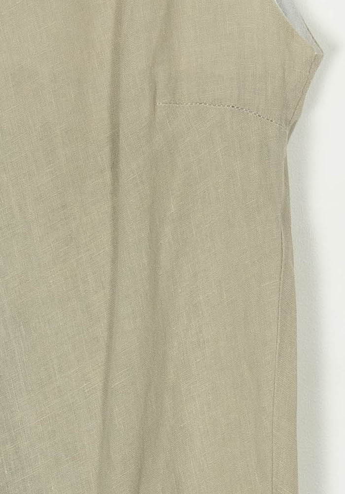 Robe Sans Manches Blanche Noire et Beige - Taille S/36 de la marque La Fée Maraboutée | PARAD118533 - Vendu par Paradigme - Image 3