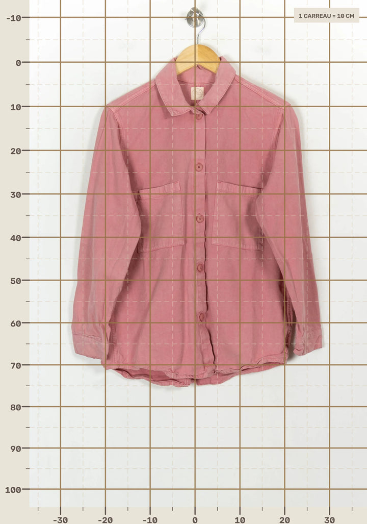 Surchemise Rose - Taille M/38 de la marque Des petits hauts | PARAD118534 - Vendu par Paradigme - Image 4