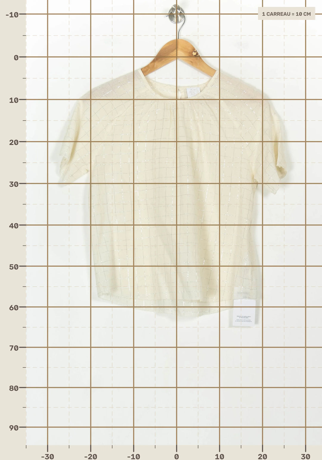 Blouse Beige - Taille M/38 de la marque Karl Marc John | PARAD118536 - Vendu par Paradigme - Image 4